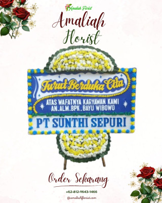 Papan Bunga Duka di Muara Bangka Hulu