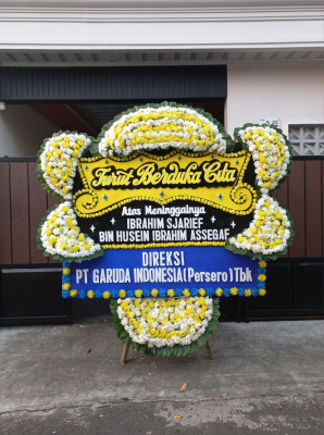 Papan Bunga Duka di Muara Bangka Hulu